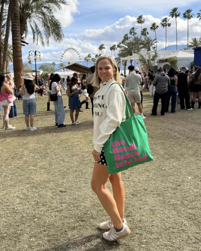 A Better Totes bag spotted at Coachella